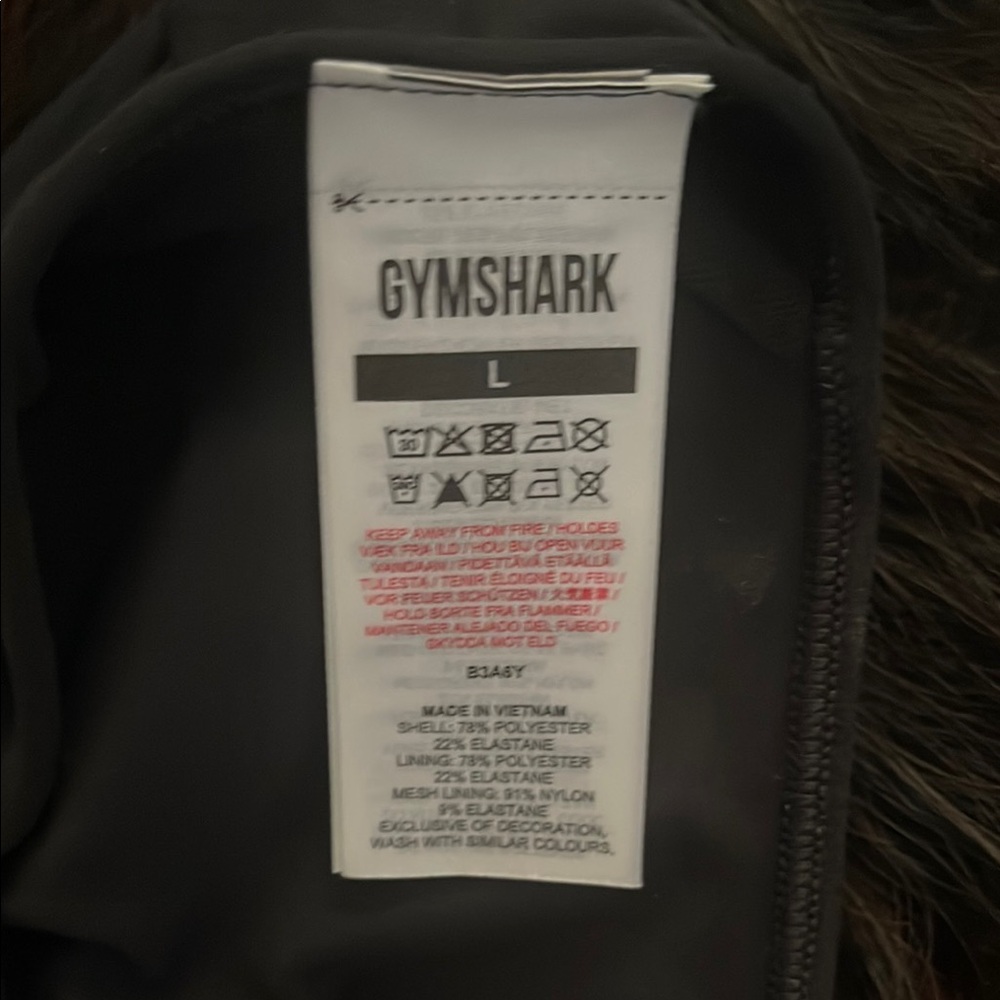 Gymshark Black Racerback Sports Bra - Picture 2 of 3